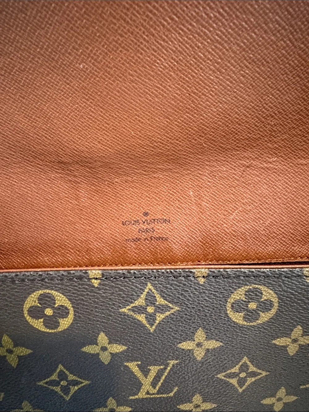 Louis Vuitton Monogram Canvas Crossbody Bag in Brown and Tan - Picture 5 of 16